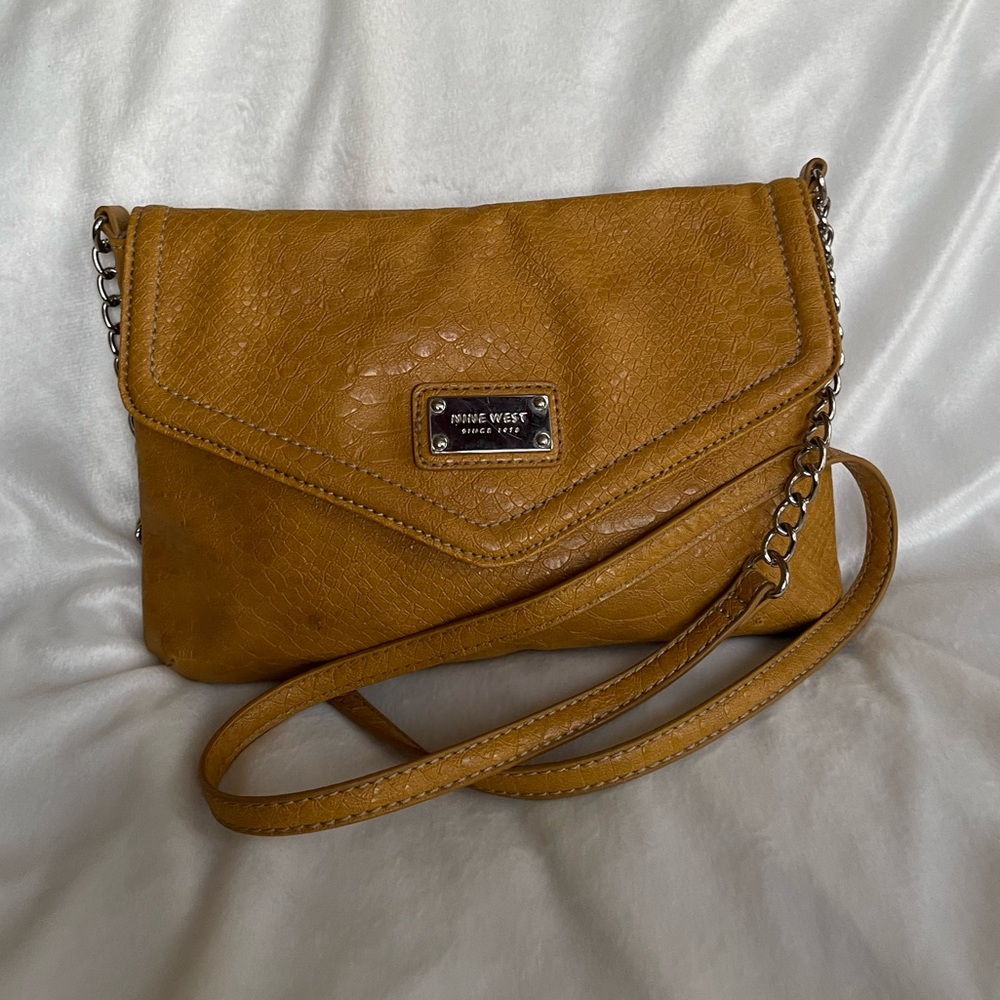 Nine West mustard Crossbody bag
